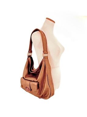 Michael Kors NEW Lg Pushlock Leather